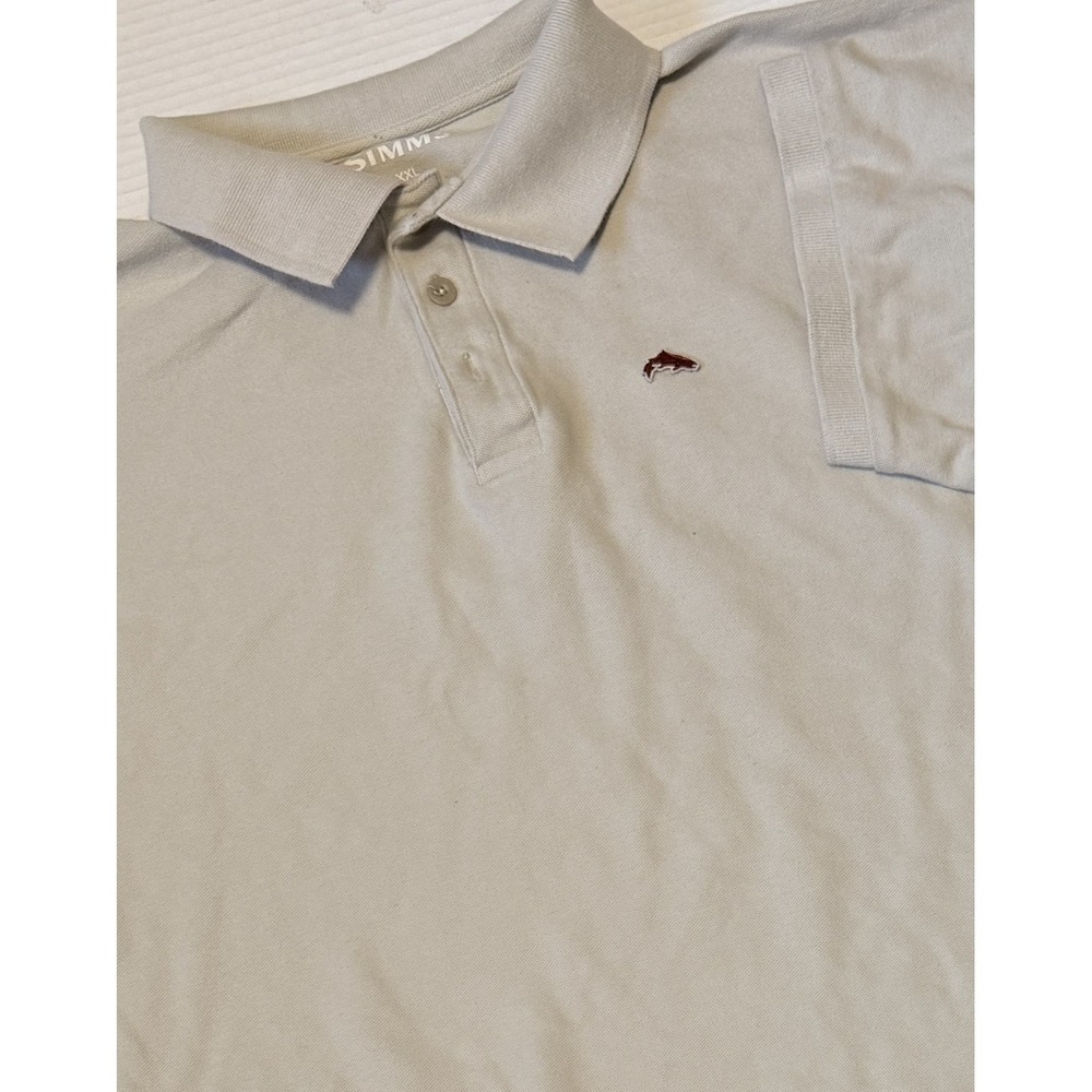SIMMS‎ 3XDRY - Men's Short Sleeve Fishing Polo Shirt - Size 2X-Large - XXL